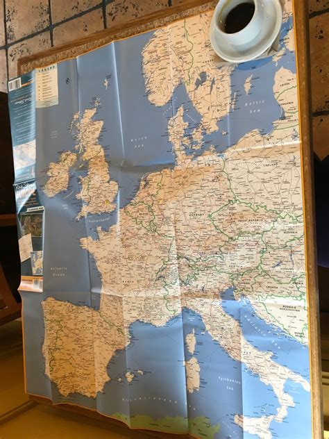 Paper Map To Plan Rail Adventure Rick Steves Vs Streetwise Europe For