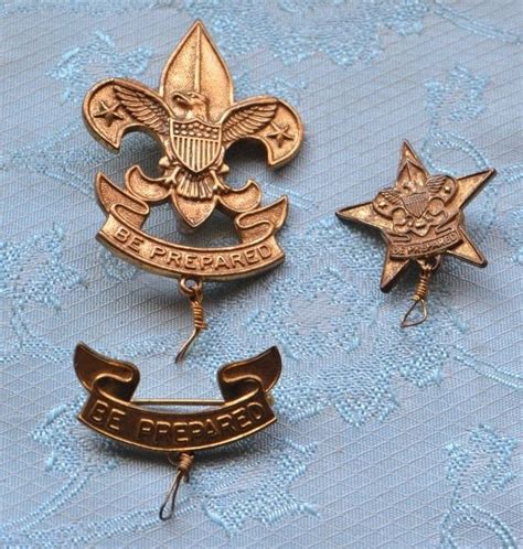 1911 Bsa Be Prepared Boy Scouts Of America Badge Pins And Banner Boy