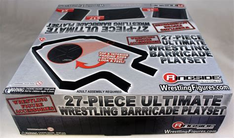 Piece Ultimate Wrestling Barricade Playset Ringside Exclusive Toy Wrestling Action Figure