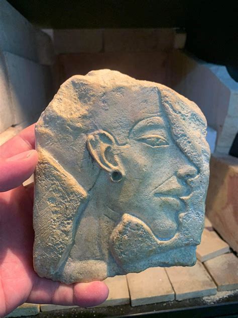 Egyptian Art Sculpture Akhenaten Relief Carving Replica Ancient