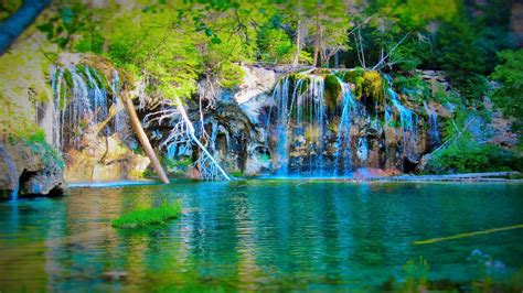 Hanging Lake, Colorado - (And Spouting Rock) - YouTube