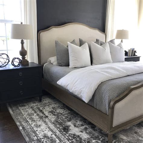 The bed is joined by a lovely night stand and has furry poufs at its foot! Mistana Brandt Gray Area Rug & Reviews | Wayfair | Small ...