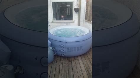 The dichlor shock can help clean up the. Lazy spa hot tub - YouTube