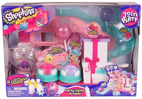 Shopkins Join The Party Large Playset Party Game Arcade Uk