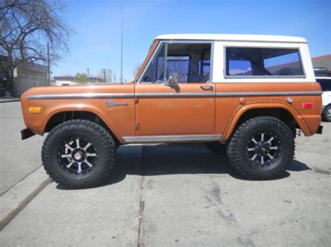 Purchase Used 1972 Ford Bronco Sport 4x4 Original Paint And Interior In
