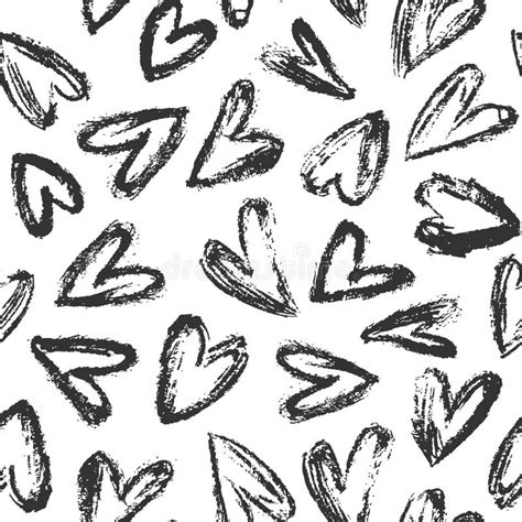 Seamless Hearts Pattern Stock Vector Illustration Of Pattern 83483173