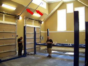 Capacity 2 post above ground car lift $3,999.00 $3,729.99 Vaulted ceiling garage door for car lift clearance ...