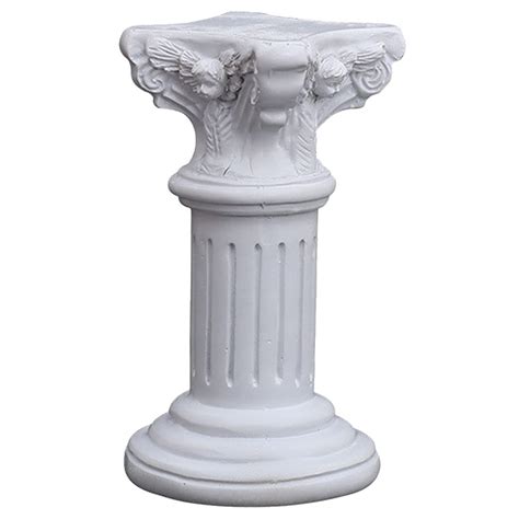 Backyard Sculpture Pedestal Stone Statue Concrete Column Antique
