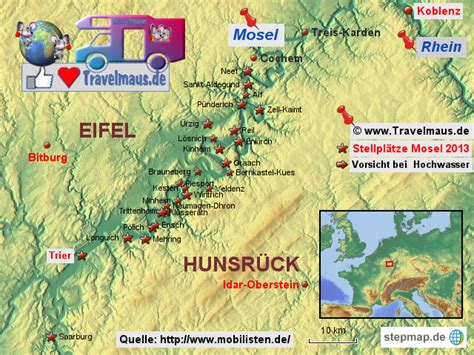 Einkaufen & punkte sammeln mit deiner deutschlandcard: Hunsrück Karte Deutschland | My blog