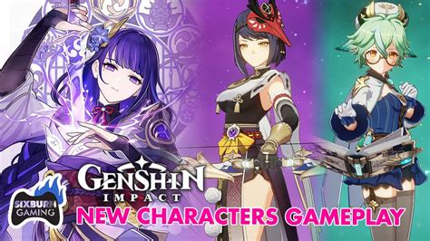 Genshin Impact New Characters Gameplay Showcase Raiden Shogun Kujou