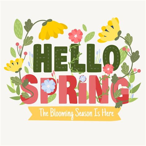 Free Vector Hand Drawn Spring Illustration