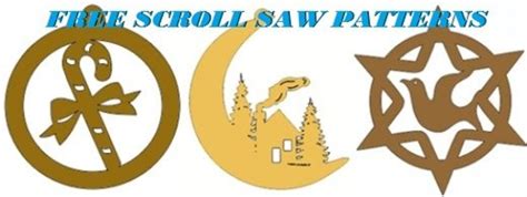 Simple Scroll Saw Christmas Ornament Patterns Plans Diy