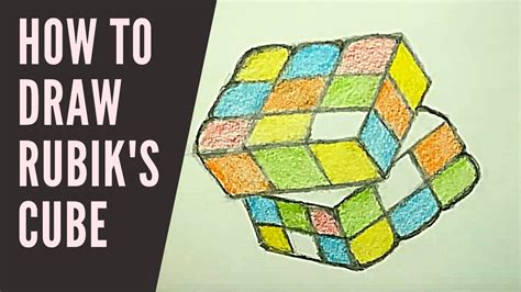 Questions with pictures of unfolded cubes with designs on each cube face asking which of the choices is the image that the unfolded cube would be if it were folded. Rubik's cube drawing - YouTube