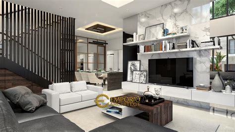 Sebuah desain rumah dengan style modern tropis yang mewah milik klien kami ibu dery. Desain Rumah Hook Modern 2 Lantai Ibu Ivana di BSD City ...