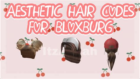 See the best & latest bloxburg welcome codes coupon codes on iscoupon.com. Aesthetic hair codes for Bloxburg (Part 4) - YouTube