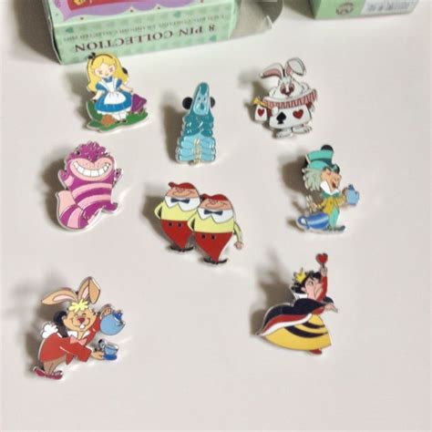 Complete Set Disney Trading Pins Alice In Wonderland Mary Blair