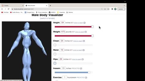 Male Body Visualizer Be Like 😂 Youtube