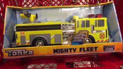 Tonka Rescue Force Lights And Sounds Yellow Fire Engine Truck Toy Review Youtube