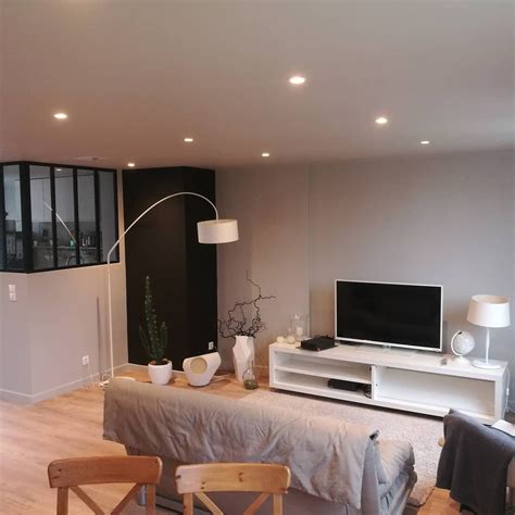 Achetez spot led faux plafond w lumière chaude: Faux plafond avec spots LED encastrés et verrière ...