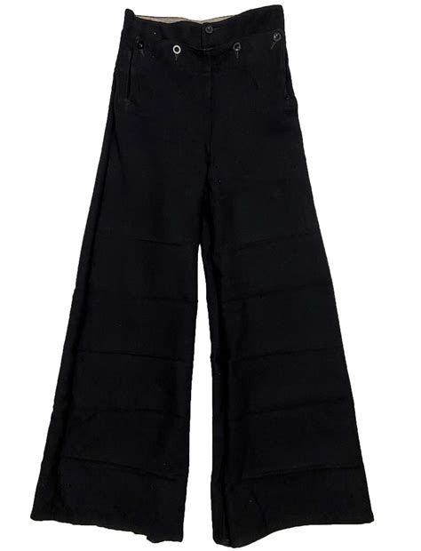 Original Ww2 Royal Navy Bell Bottom Serge Trousers