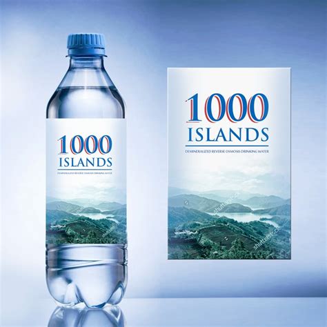 Bottle Water Label Design Product Label Contest