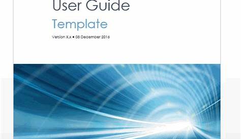 User Guide Templates (5 x MS Word) – Templates, Forms, Checklists for MS Office and Apple iWork