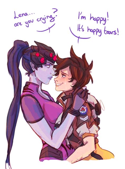 I Don T Even Ship It But The Art Style Is So Cute Overwatch Comic Overwatch Tracer Overwatch