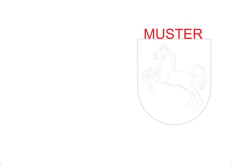 Für 23 euro + 5 euro je mitfahrer sind sie in niedersachsen, bremen und hamburg in den nahverkehrszügen günstig mobil. Wappenpapier Niedersachsen DIN A3 - Seibert Verlag