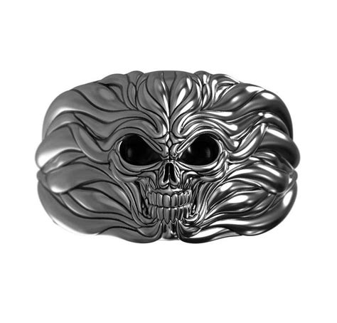 Skull Ring Skull Rings For Men Mens Skull Rings Custom Etsy Mens