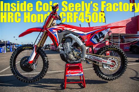 Buy and sell honda motocross bikes through mcn's bikes for sale service. INSIDE COLE SEELY'S FACTORY HRC HONDA CRF450R | Dirt Bike ...