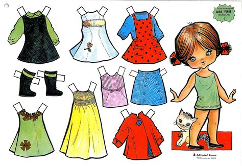 Rayito De Colores Muñecas Para Vestir Paper Dolls