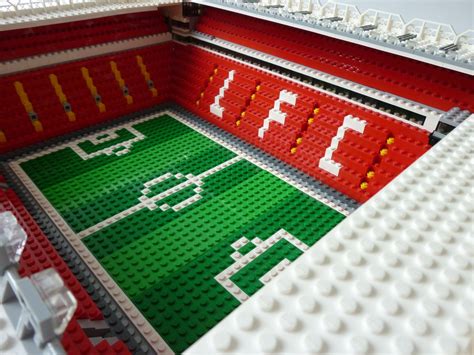 Lego Anfield Close Up Liverpool Stadium Liverpool Fc Stadium