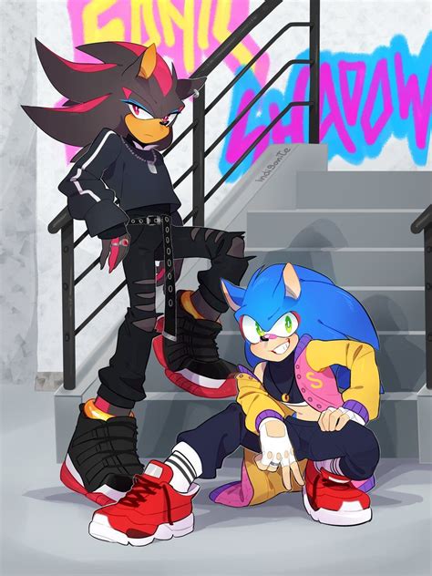 Shadonic Sonic And Shadow Sonic Fan Art Shadow The He
