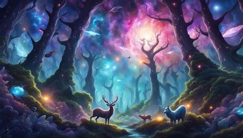 Magic Galaxy Forest Ai Generated Artwork Nightcafe Creator