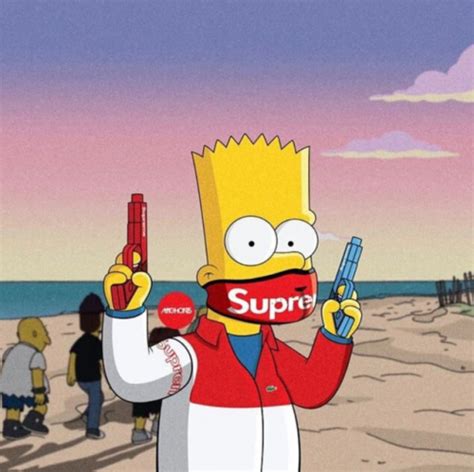 Products, supreme, bart simpson, supreme (brand), the simpsons. simpson supreme | Tumblr