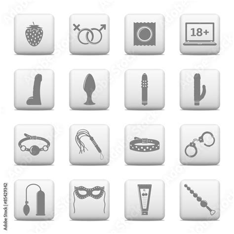 Sex Icons Set Vector Buttons Stock Image And Royalty Free Vector
