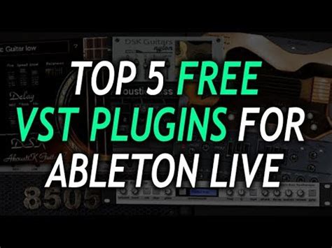 Find the right instructor for you. 5 FREE VST PLUGINS for ABLETON LIVE - YouTube