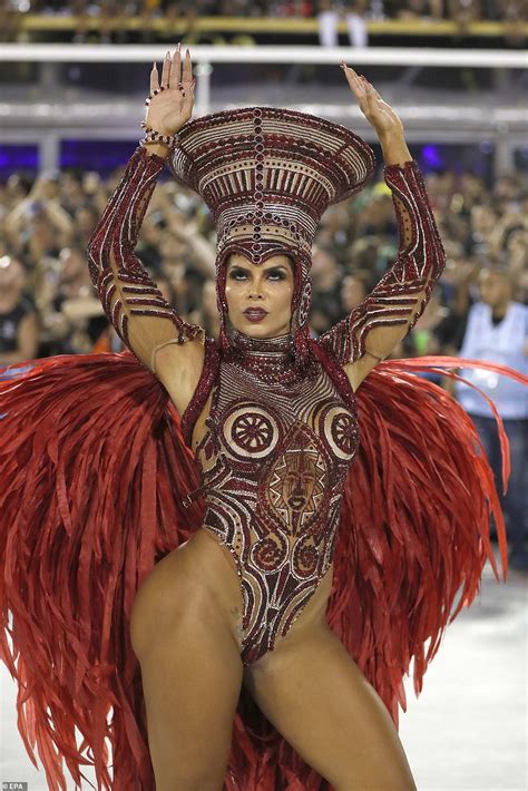 sexy sequins and plenty of skin are all on show as rio s famous carnival opens daily mail online