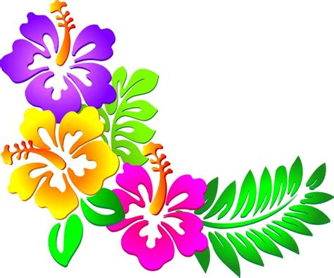 Hawaiian Flower Clip Art  Clipart Panda  Free Clipart Images