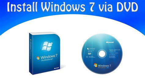 How To Install Windows 7 Using Cddvd Step By Step Guide Youtube