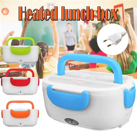 220v 12l Portable Electric Heating Lunch Box Bento Storage Heating