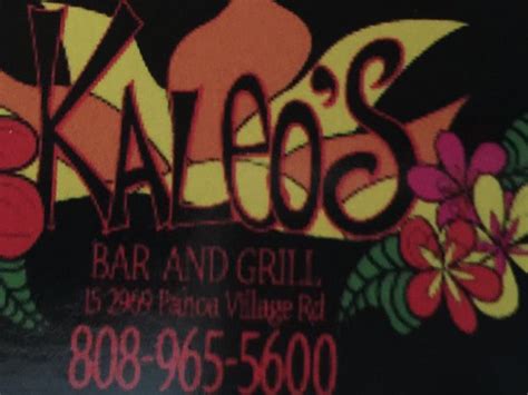 Kaleos Bar And Grill Pahoa Menu Prices And Restaurant Reviews