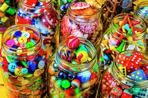 Jars Of Everyday Objects Photograph By Garry Gay Pixels