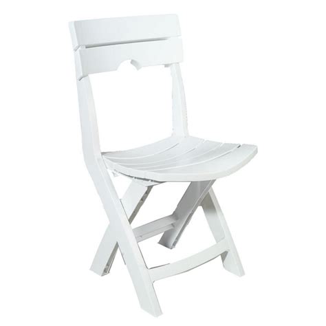 Product title decmode 30 x 29 white metal contemporary outdoor chair average rating: Adams Manufacturing Resin Quik-Fold Chair, White - Walmart.com - Walmart.com