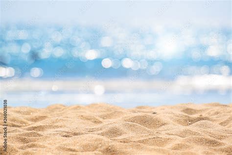 Fototapeta Na Wymiar Seascape Abstract Beach Background Blur Bokeh