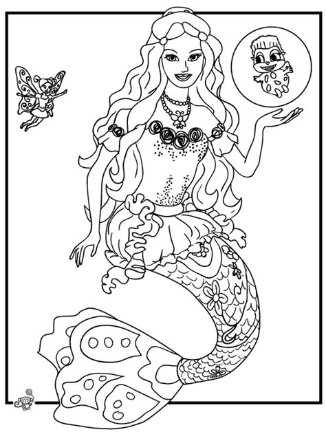 Barbie With Animals Coloring Pages 🖌 To Print And Color