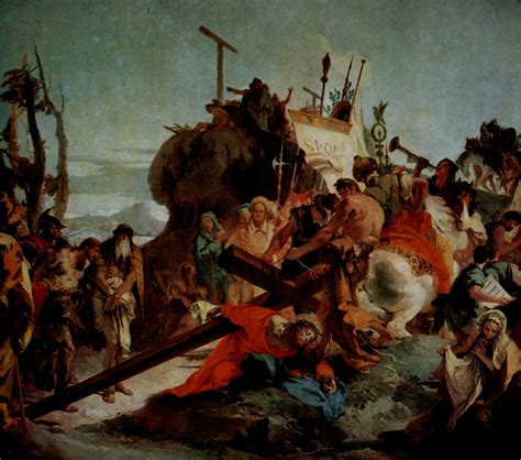 Christ On The Road To Calvary 1749 Giovanni Battista Tiepolo