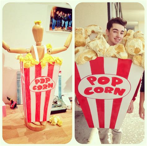 awesome popcorn costume made in 3 days 2014 halloween costume contest popcorn costume