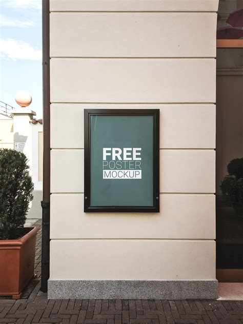 Free Poster Mock-Up on Behance