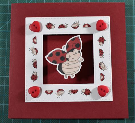 Made 2 Craft Little Ladybug Valentine Card